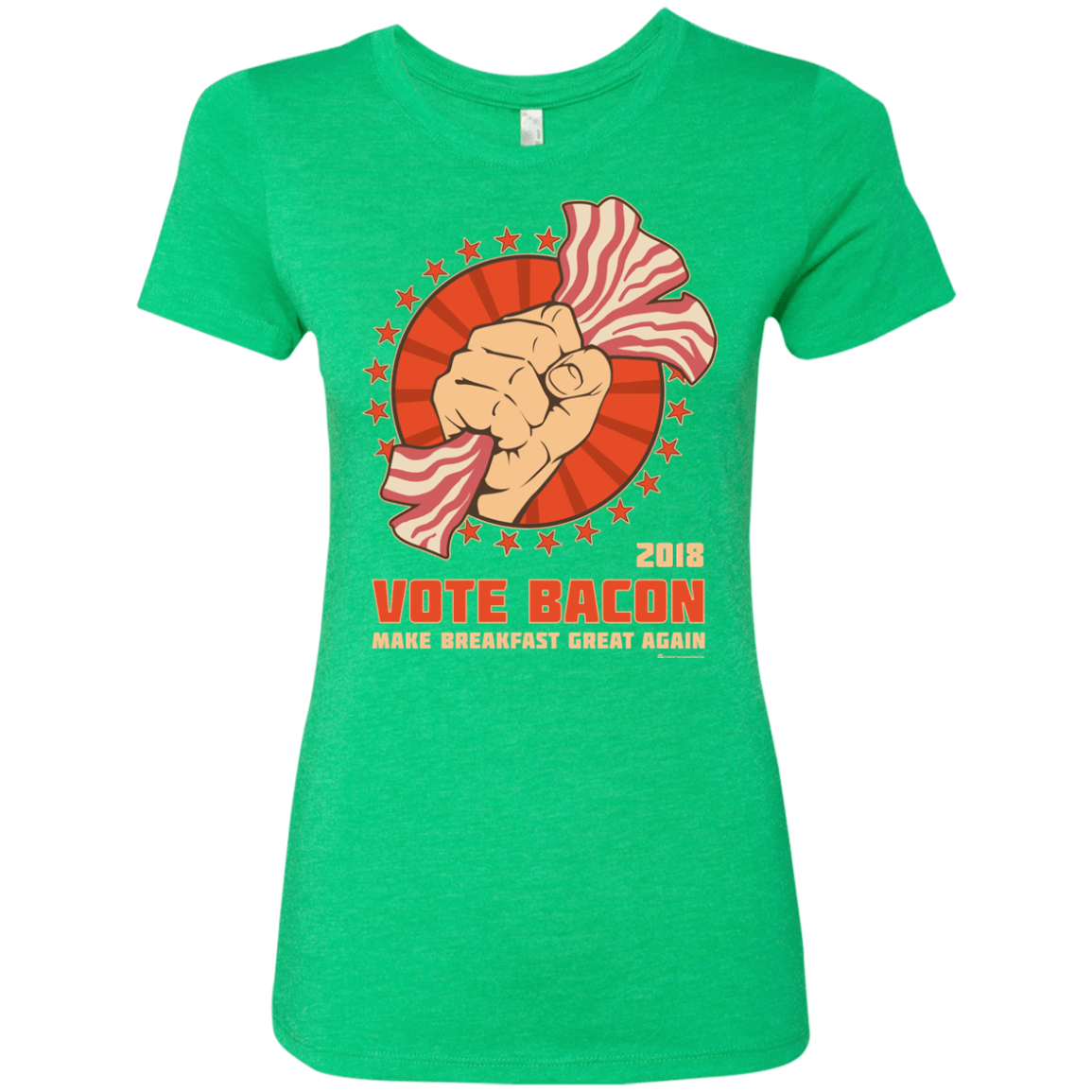 T-Shirts Envy / Small Vote Bacon In 2018 Women's Triblend T-Shirt