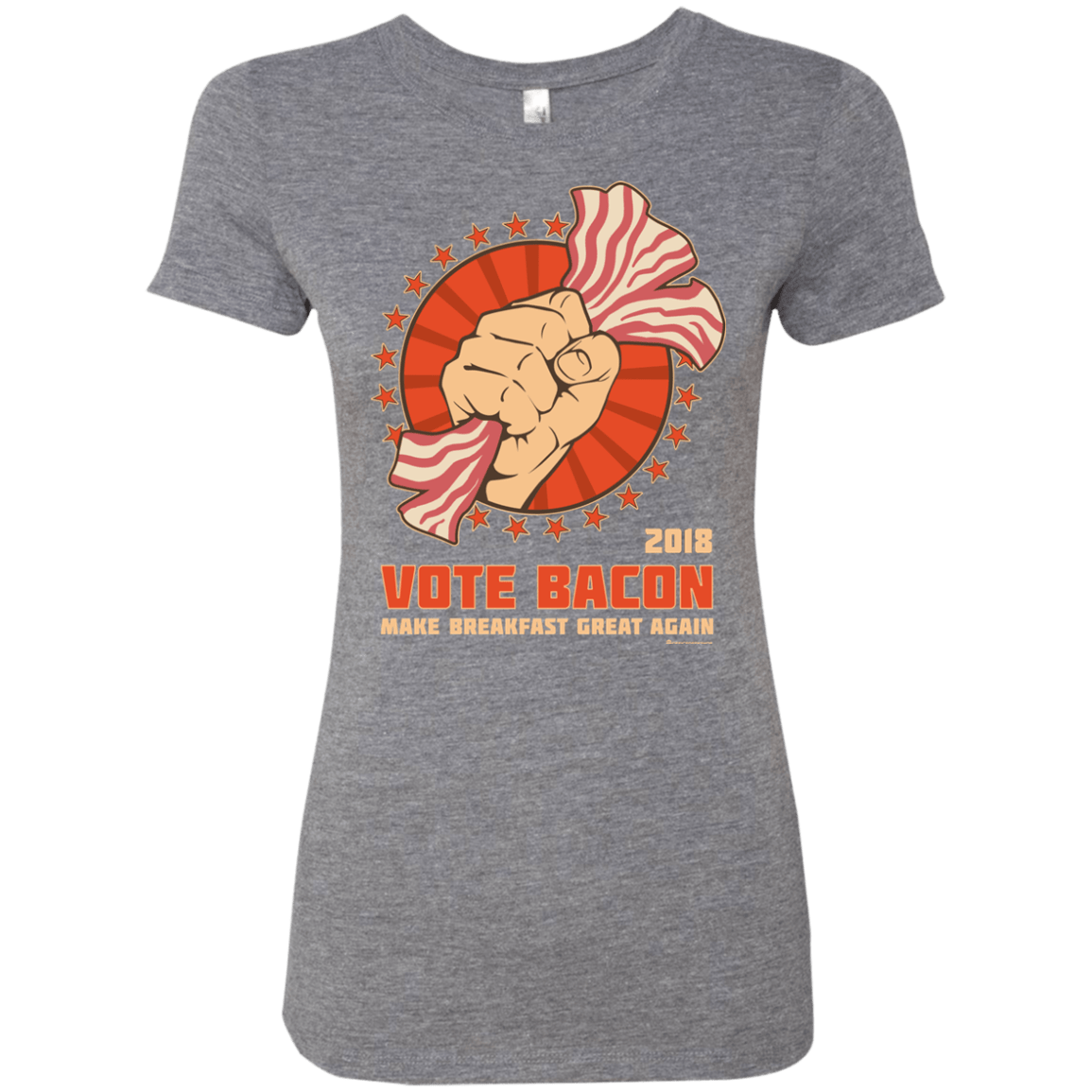 T-Shirts Premium Heather / Small Vote Bacon In 2018 Women's Triblend T-Shirt