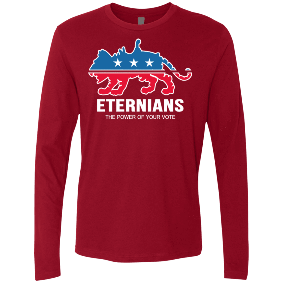 T-Shirts Cardinal / Small Vote Eternians Men's Premium Long Sleeve