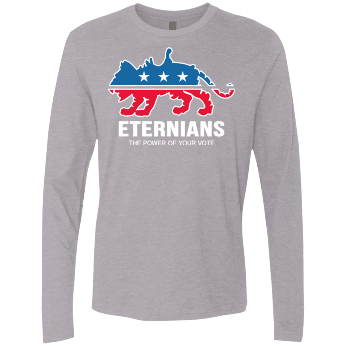 T-Shirts Heather Grey / Small Vote Eternians Men's Premium Long Sleeve