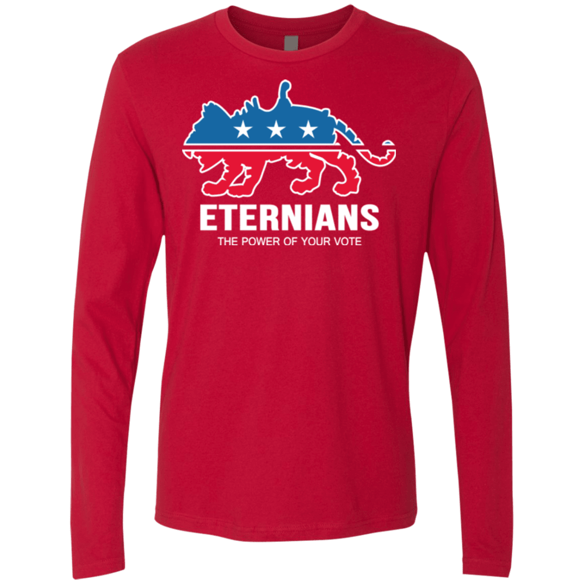 T-Shirts Red / Small Vote Eternians Men's Premium Long Sleeve