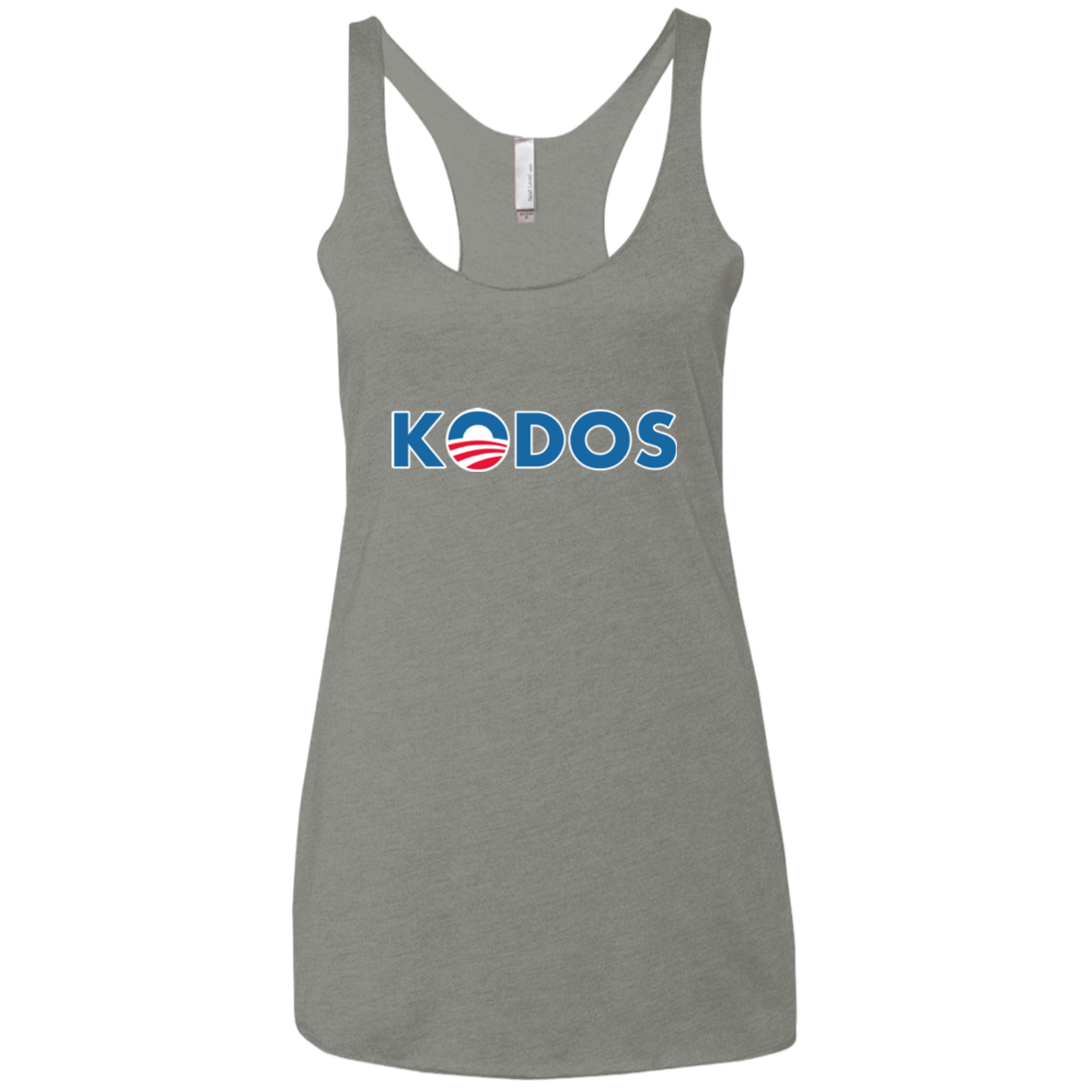 T-Shirts Venetian Grey / X-Small Vote for Kodos Women's Triblend Racerback Tank