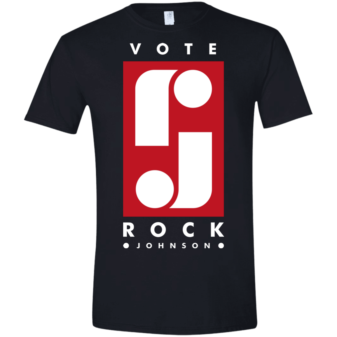 Vote Rock Johnson Men's Semi-Fitted Softstyle