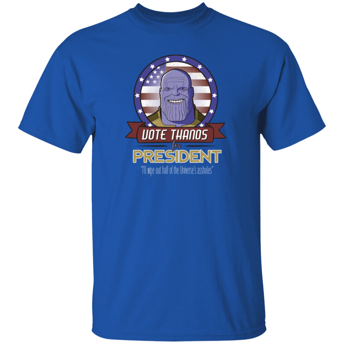 T-Shirts Royal / S Vote Thanos T-Shirt