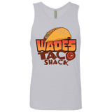 T-Shirts Heather Grey / Small Wade Tacos Men's Premium Tank Top