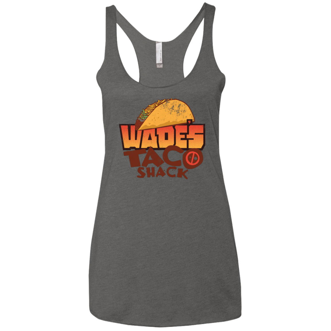 T-Shirts Premium Heather / X-Small Wade Tacos Women's Triblend Racerback Tank