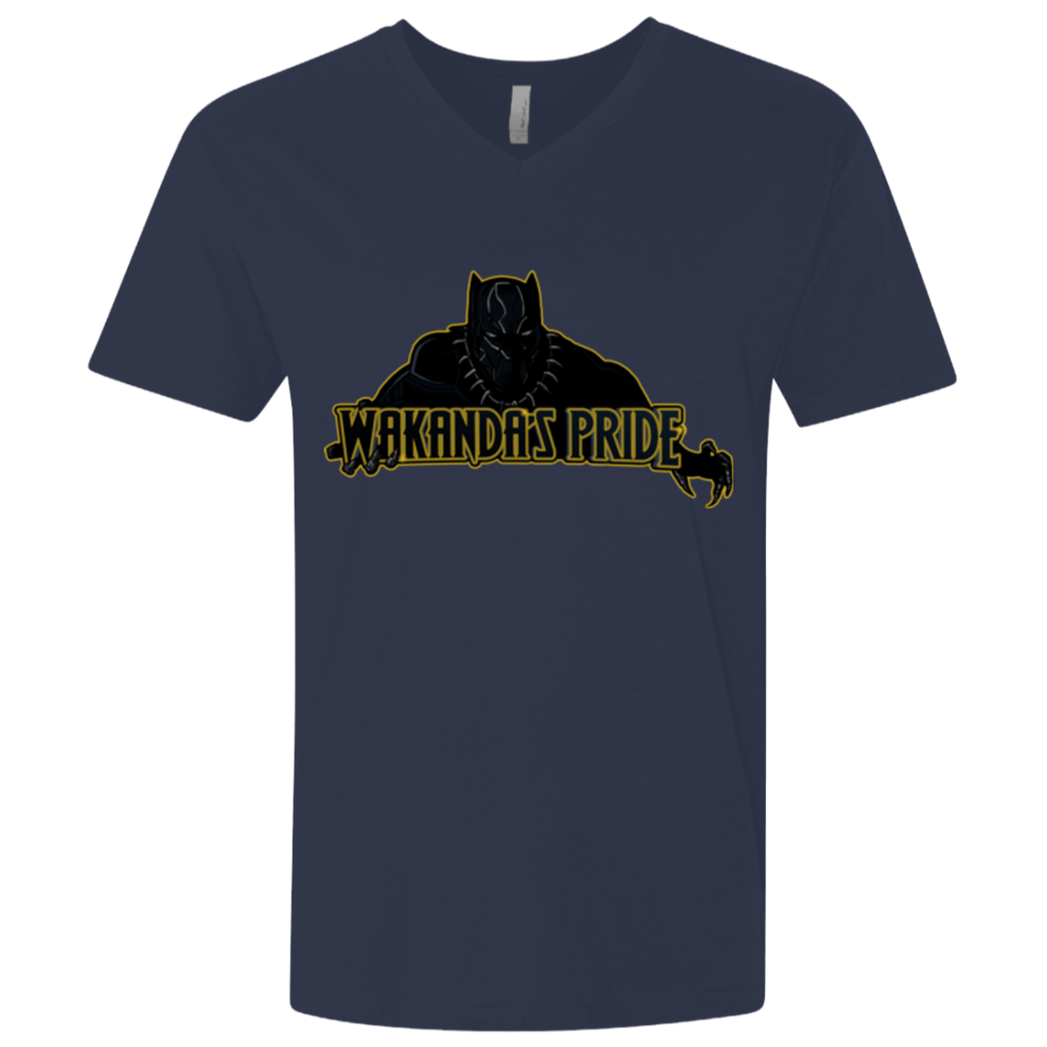 T-Shirts Midnight Navy / X-Small Wakandas Pride Men's Premium V-Neck