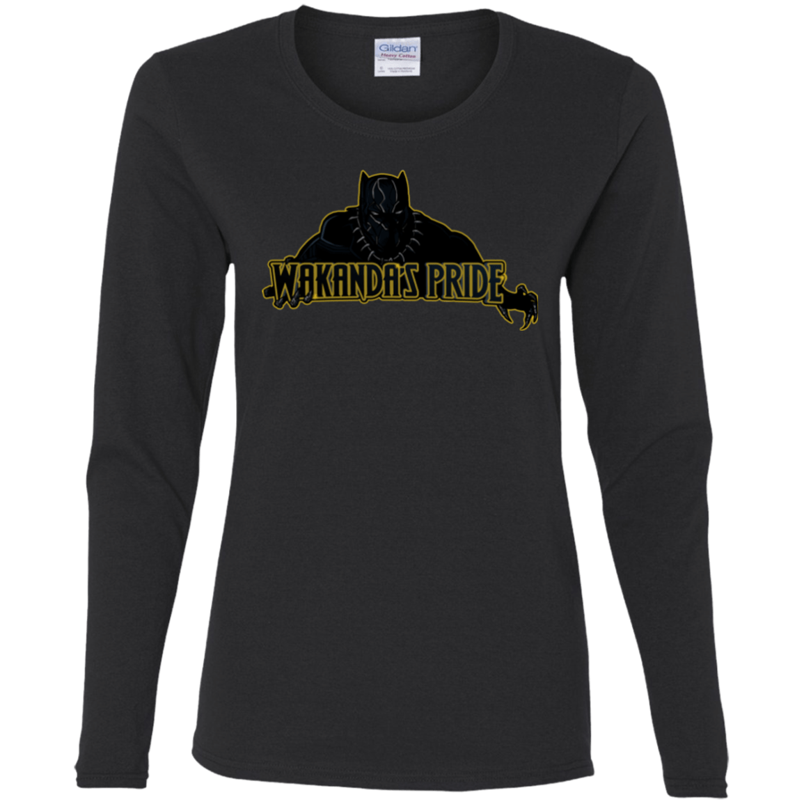 T-Shirts Black / S Wakandas Pride Women's Long Sleeve T-Shirt