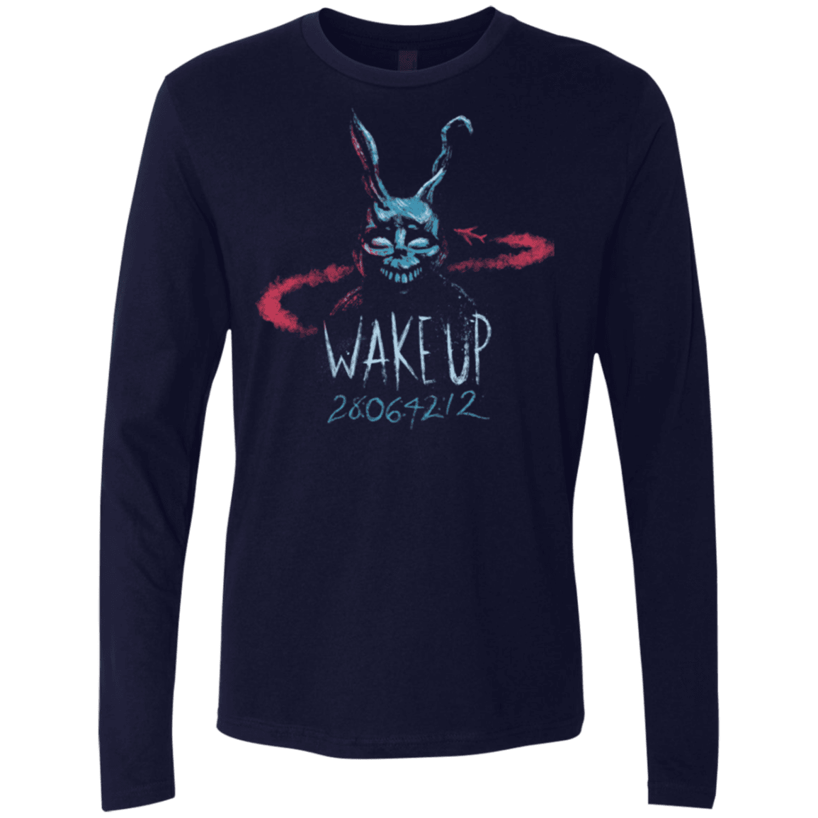 T-Shirts Midnight Navy / Small Wake up 28064212 Men's Premium Long Sleeve