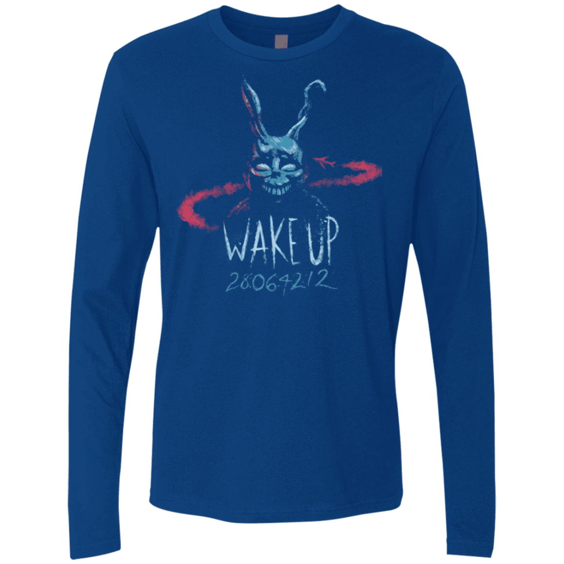 T-Shirts Royal / Small Wake up 28064212 Men's Premium Long Sleeve