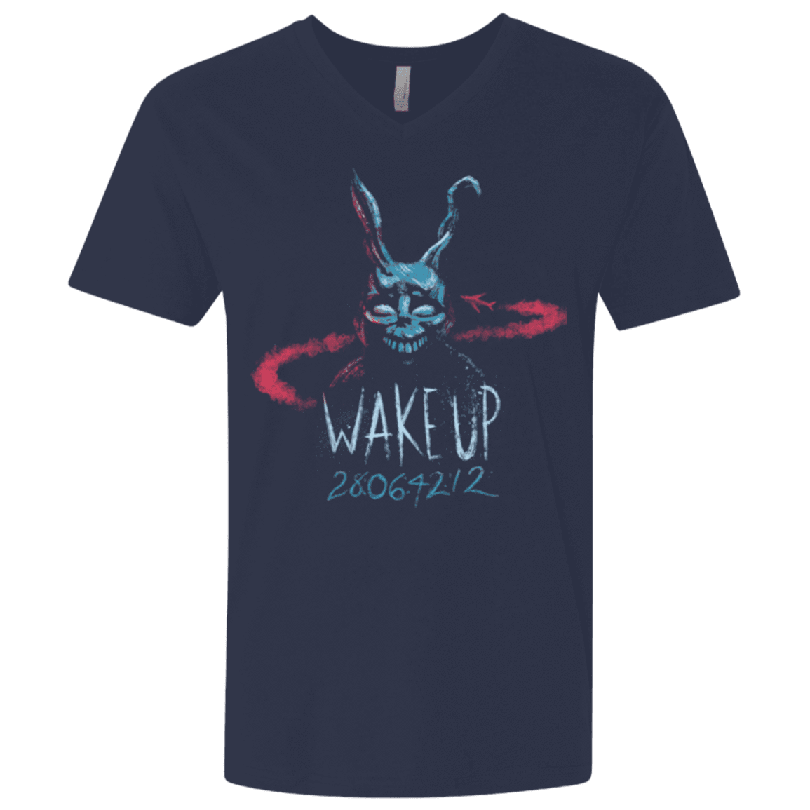 T-Shirts Midnight Navy / X-Small Wake up 28064212 Men's Premium V-Neck