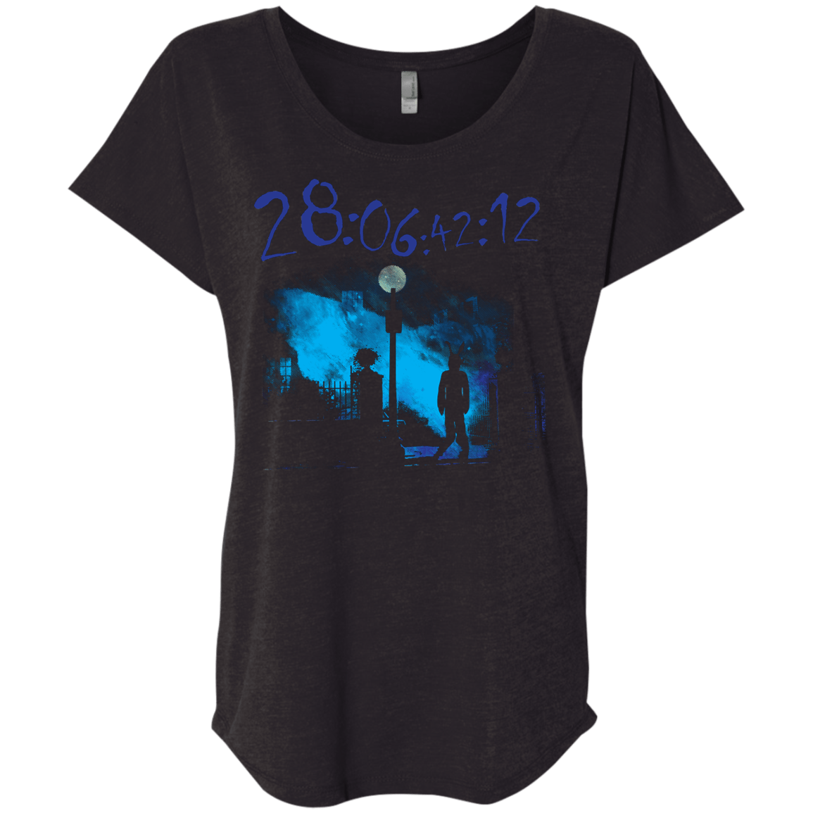 T-Shirts Vintage Black / X-Small Wake Up Donnie Triblend Dolman Sleeve