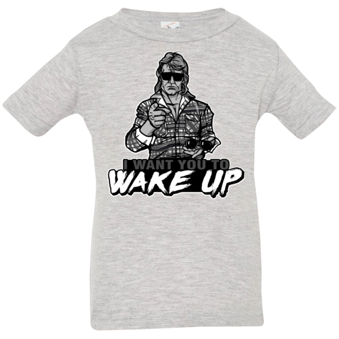 T-Shirts Heather Grey / 6 Months Wake Up Infant PremiumT-Shirt