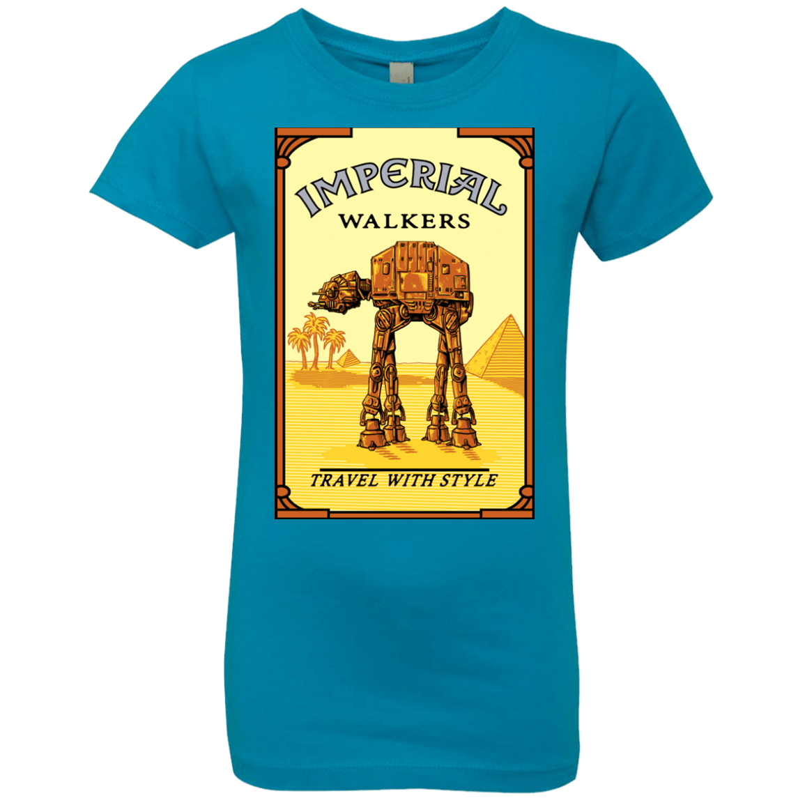 T-Shirts Turquoise / YXS Walk Like An Egyptian Girls Premium T-Shirt