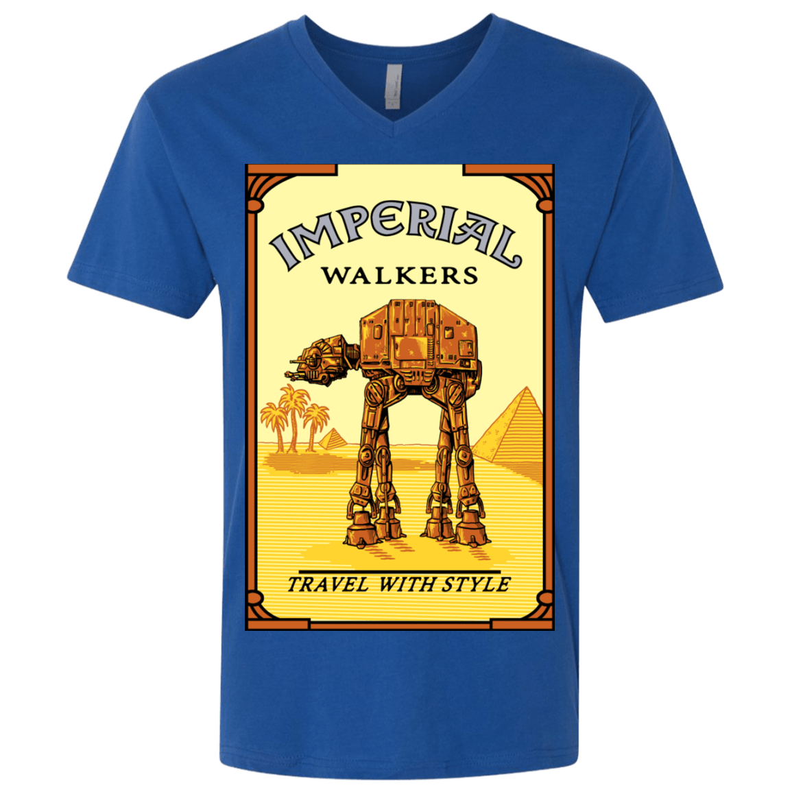 T-Shirts Royal / X-Small Walk Like An Egyptian Men's Premium V-Neck