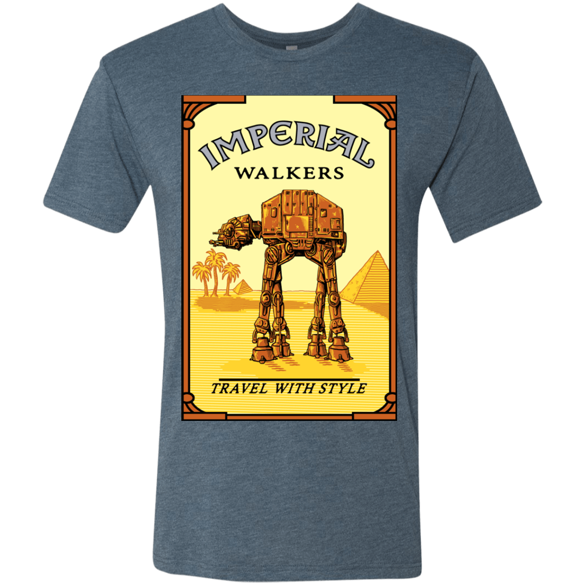 T-Shirts Indigo / Small Walk Like An Egyptian Men's Triblend T-Shirt