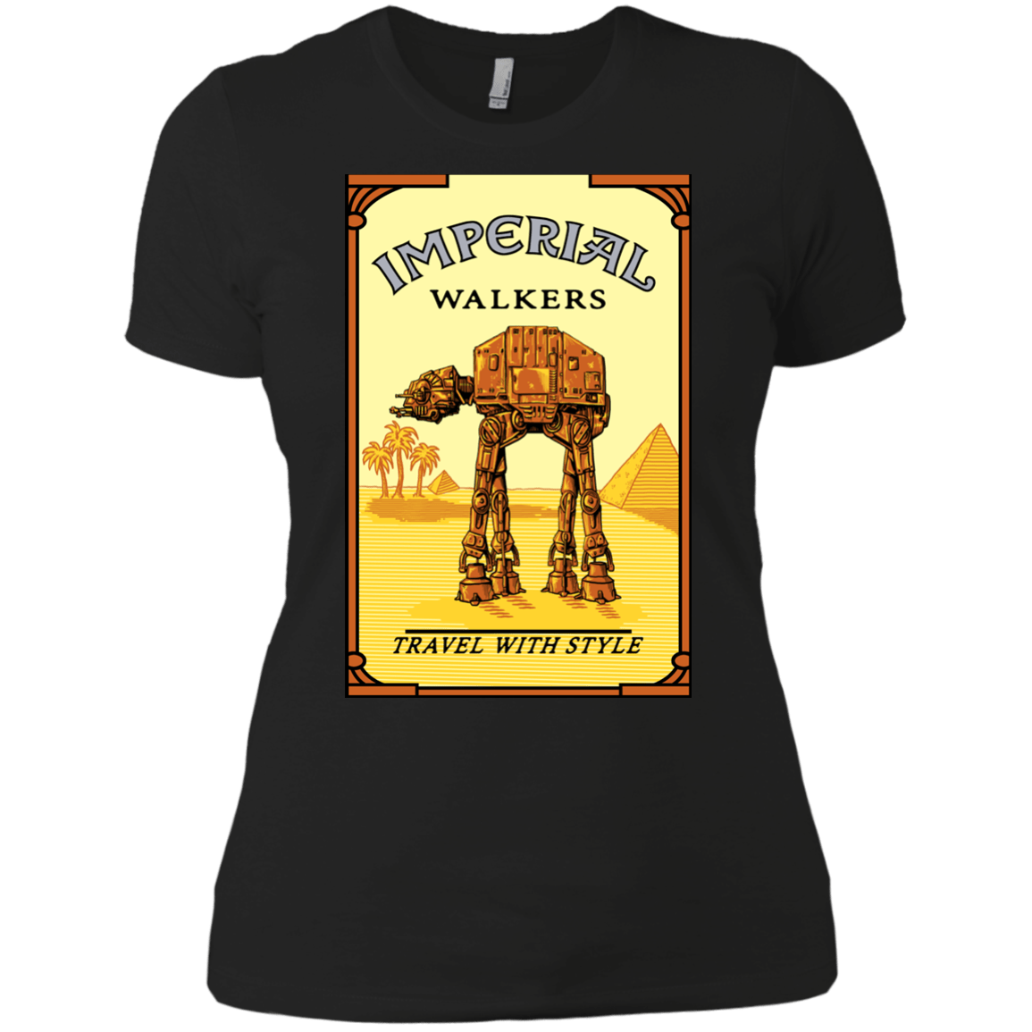 T-Shirts Black / X-Small Walk Like An Egyptian Women's Premium T-Shirt