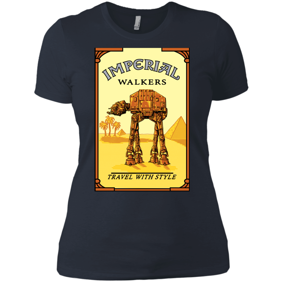 T-Shirts Indigo / X-Small Walk Like An Egyptian Women's Premium T-Shirt