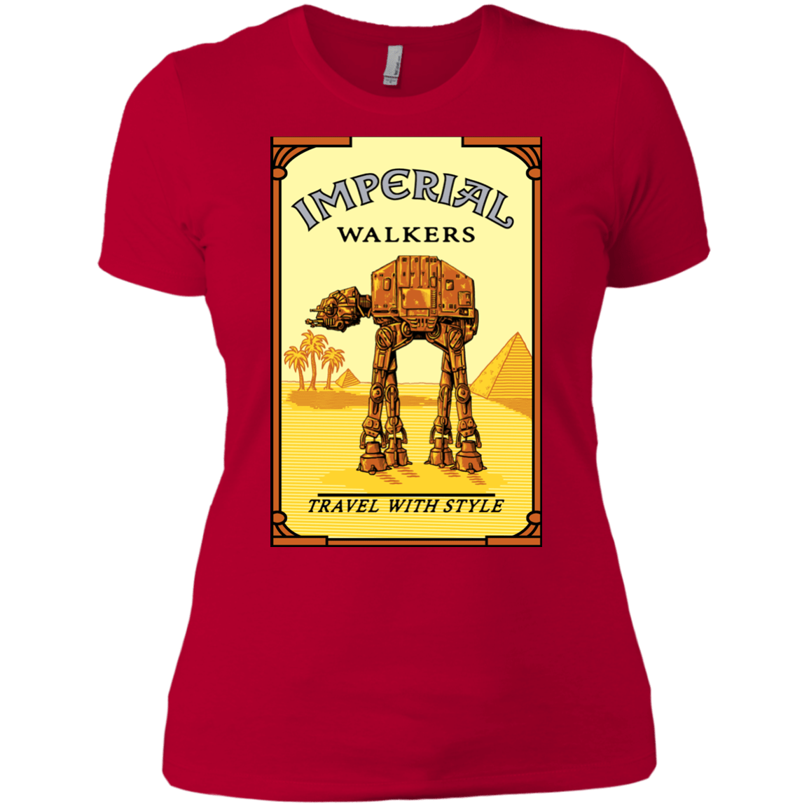 T-Shirts Red / X-Small Walk Like An Egyptian Women's Premium T-Shirt