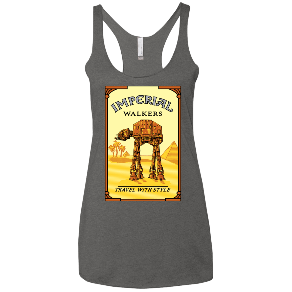T-Shirts Premium Heather / X-Small Walk Like An Egyptian Women's Triblend Racerback Tank