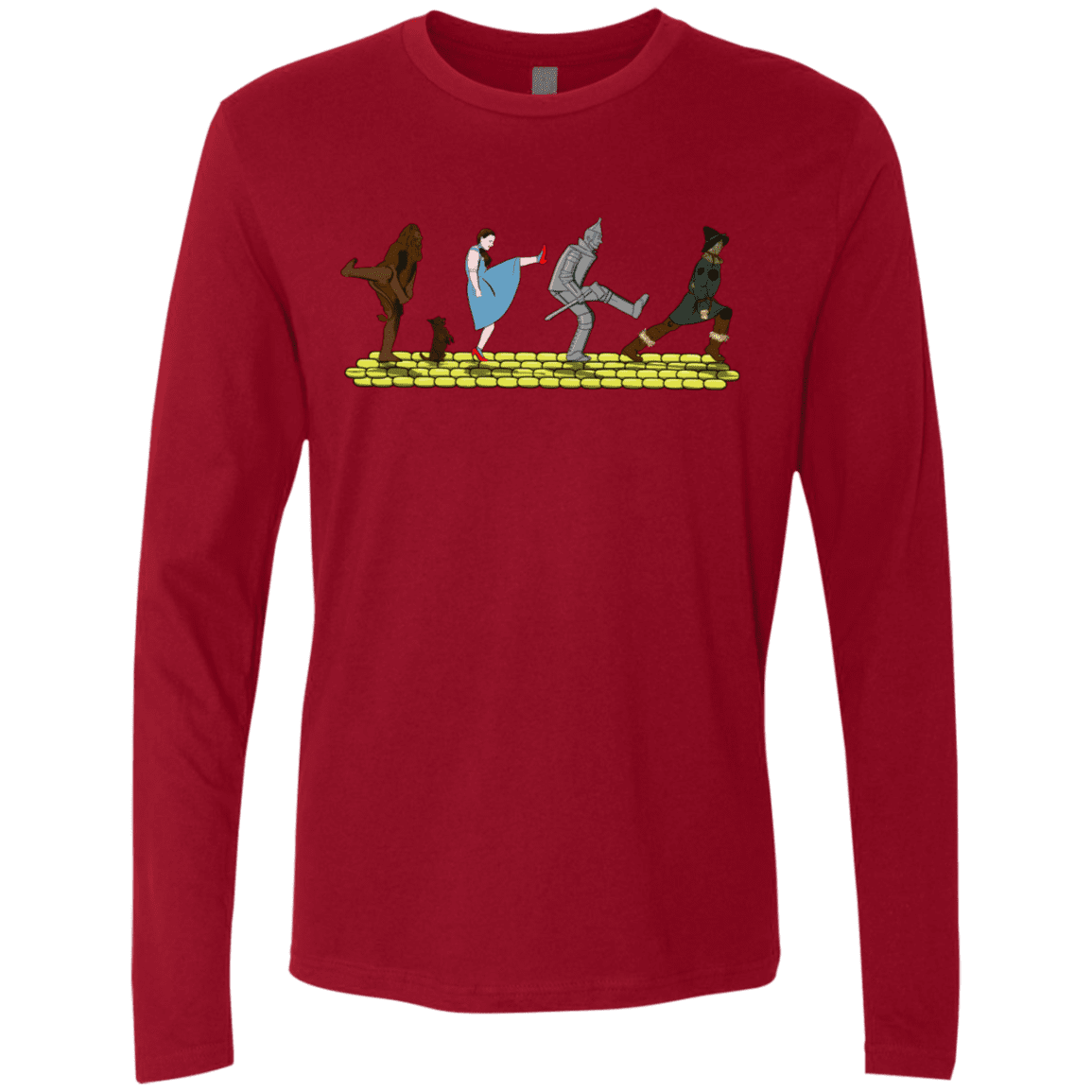 T-Shirts Cardinal / S Walk to Oz Men's Premium Long Sleeve