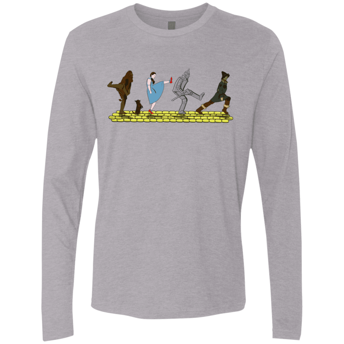 T-Shirts Heather Grey / S Walk to Oz Men's Premium Long Sleeve