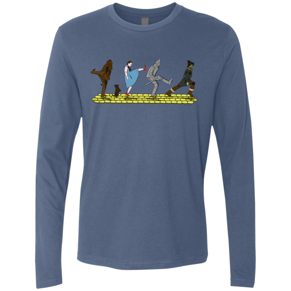 T-Shirts Indigo / S Walk to Oz Men's Premium Long Sleeve