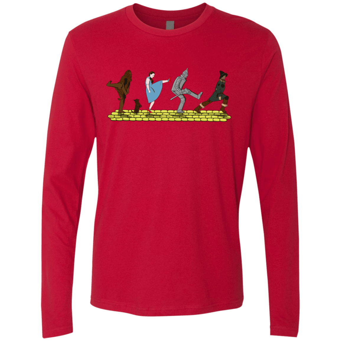 T-Shirts Red / S Walk to Oz Men's Premium Long Sleeve