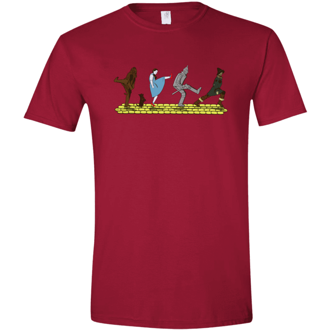 T-Shirts Cardinal Red / S Walk to Oz Men's Semi-Fitted Softstyle