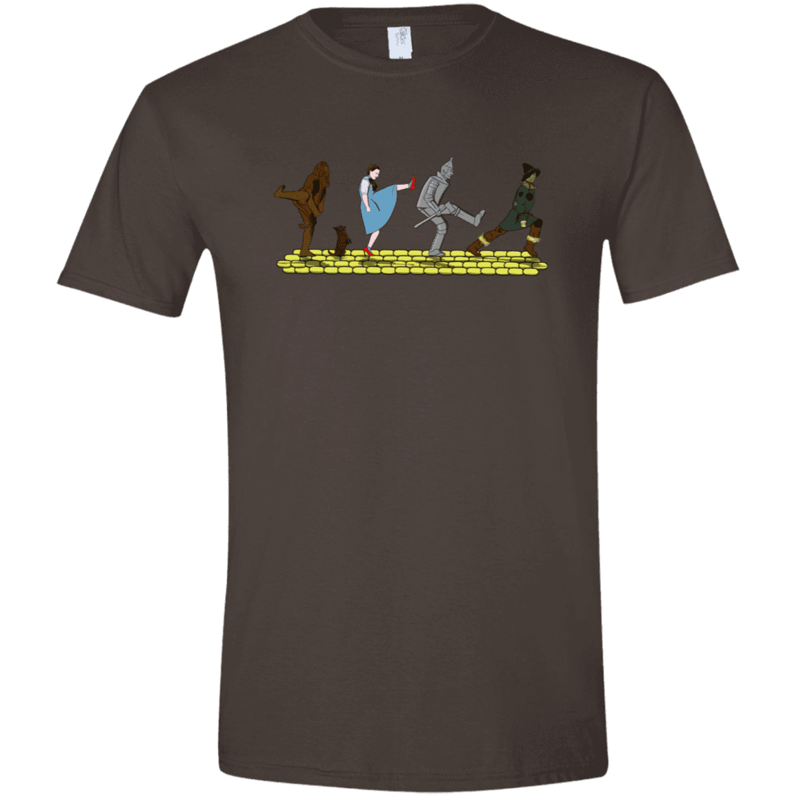 T-Shirts Dark Chocolate / S Walk to Oz Men's Semi-Fitted Softstyle