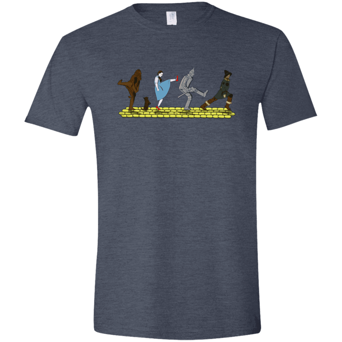 T-Shirts Heather Navy / S Walk to Oz Men's Semi-Fitted Softstyle