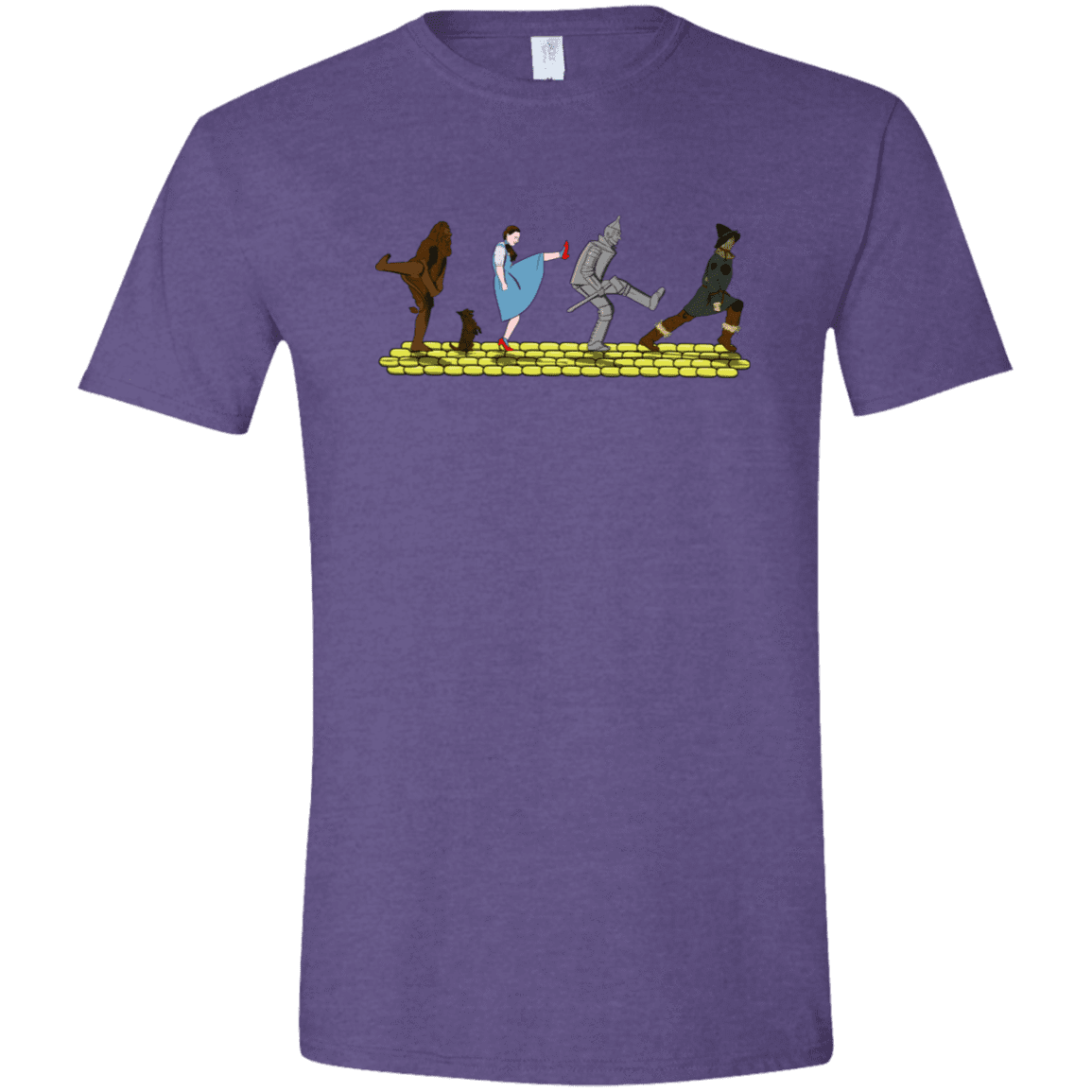 T-Shirts Heather Purple / S Walk to Oz Men's Semi-Fitted Softstyle