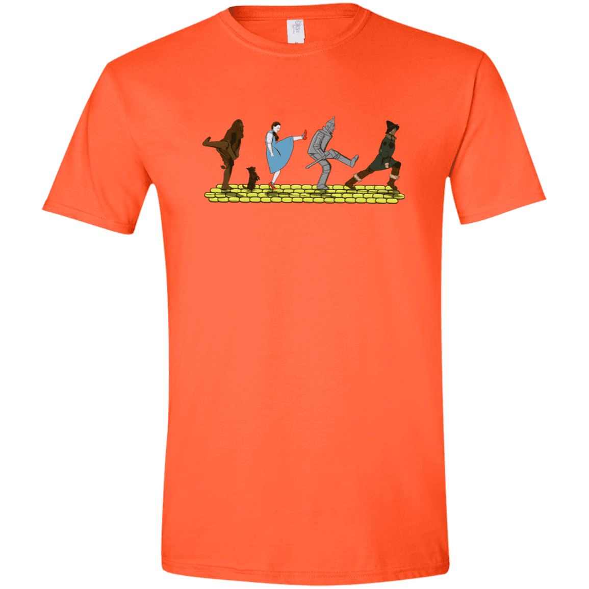 T-Shirts Orange / S Walk to Oz Men's Semi-Fitted Softstyle