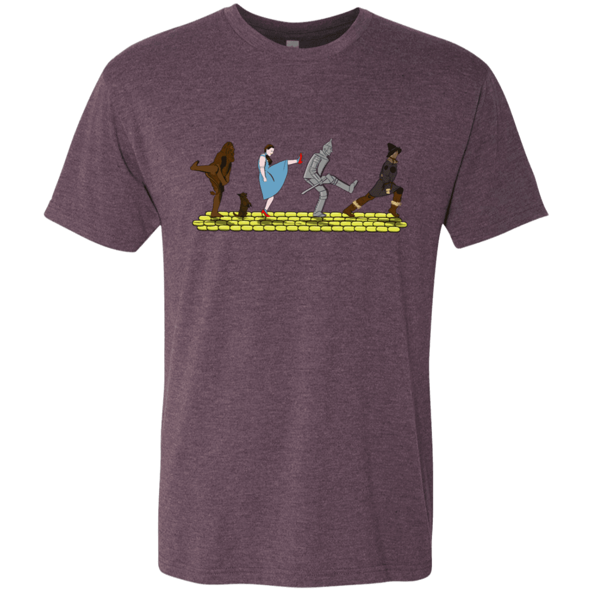T-Shirts Vintage Purple / S Walk to Oz Men's Triblend T-Shirt