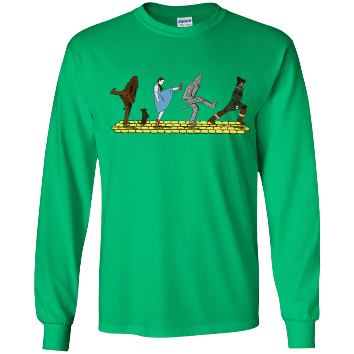 T-Shirts Irish Green / YS Walk to Oz Youth Long Sleeve T-Shirt