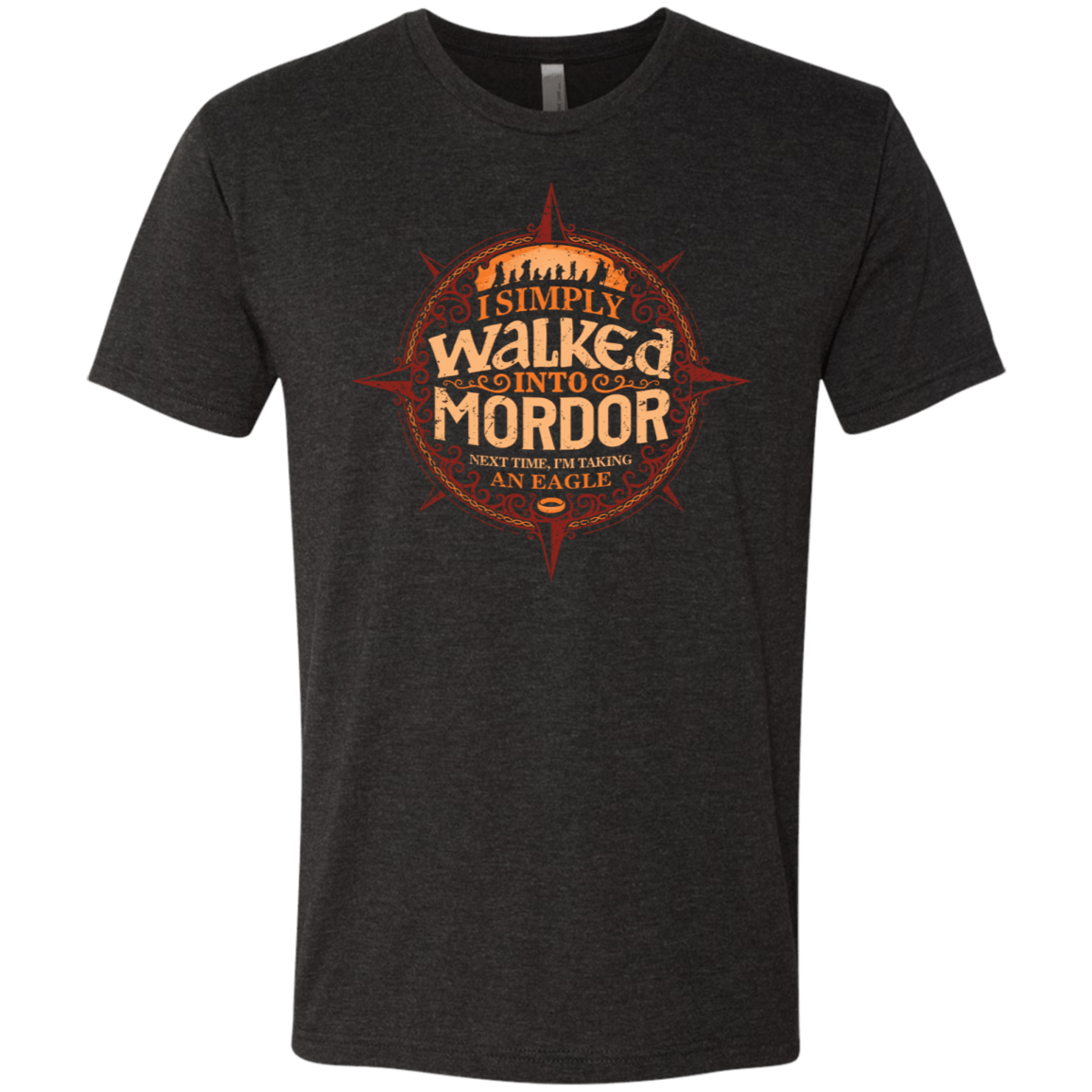 T-Shirts Vintage Black / S Walked Mordor Men's Triblend T-Shirt