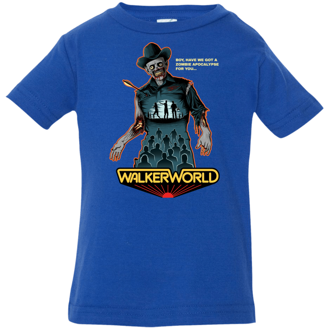 T-Shirts Royal / 6 Months Walker World Infant Premium T-Shirt