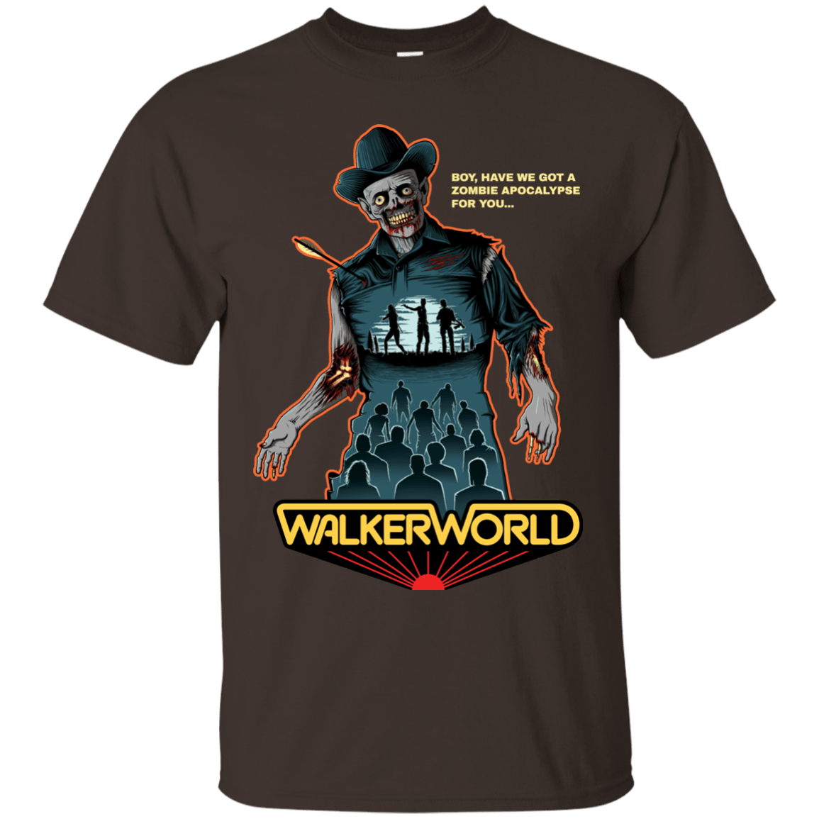 T-Shirts Dark Chocolate / Small Walker World T-Shirt