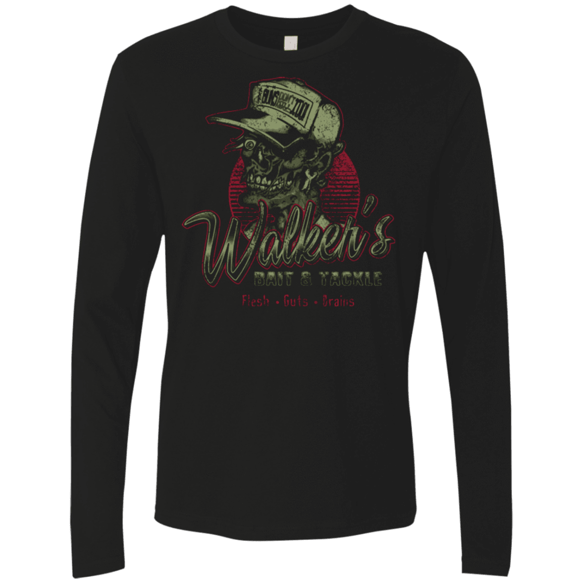 T-Shirts Black / Small Walkers Bait & Tackle Men's Premium Long Sleeve