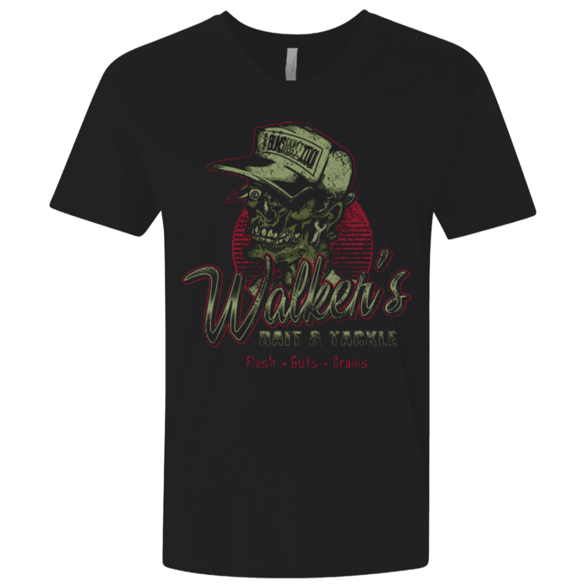 T-Shirts Black / X-Small Walkers Bait & Tackle Men's Premium V-Neck