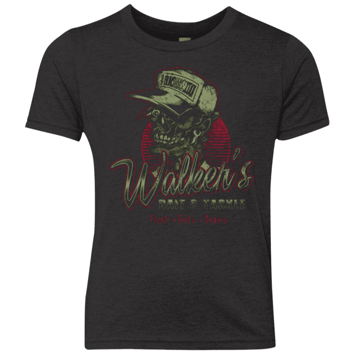 T-Shirts Vintage Black / YXS Walkers Bait & Tackle Youth Triblend T-Shirt