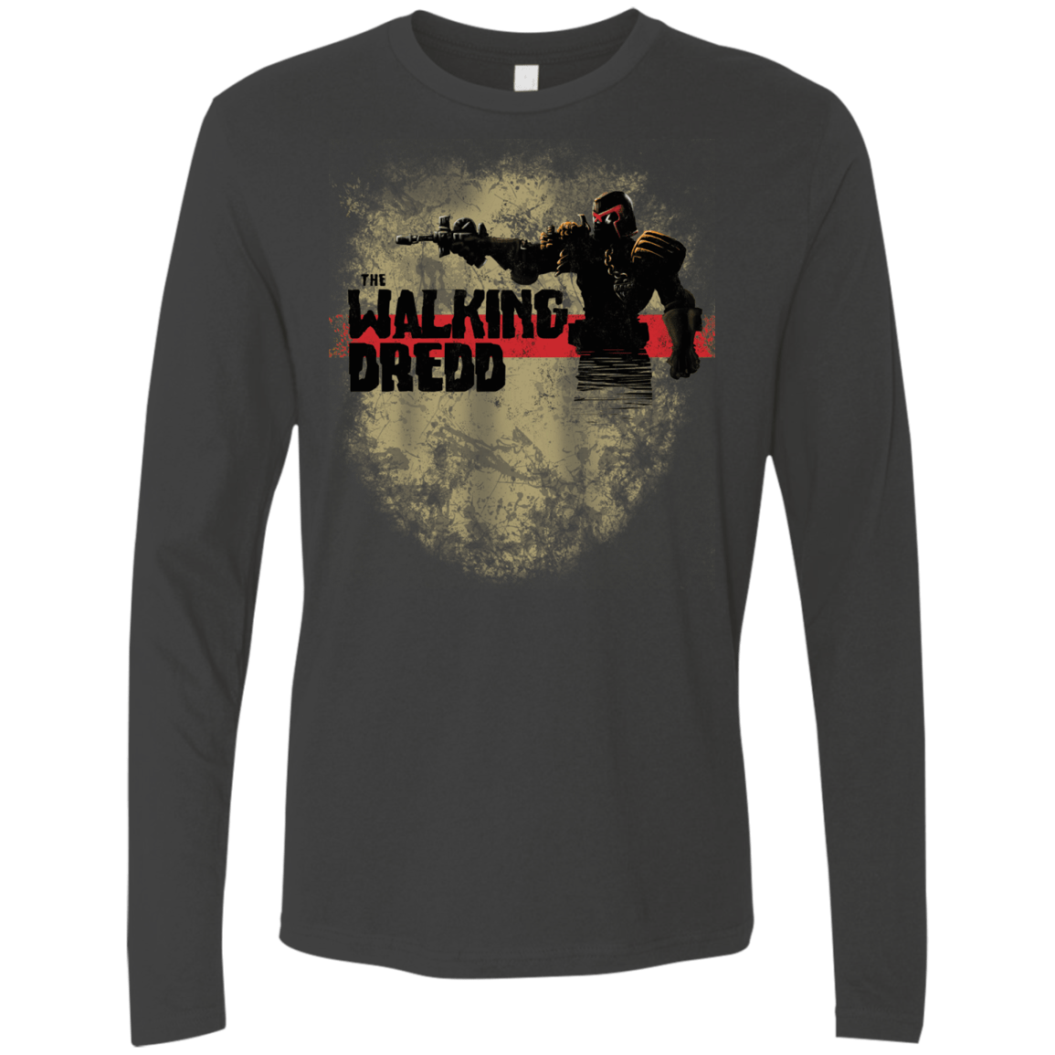 T-Shirts Heavy Metal / Small Walking Dredd Men's Premium Long Sleeve