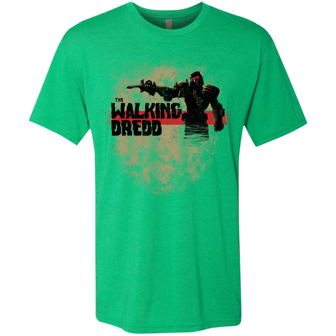 T-Shirts Envy / Small Walking Dredd Men's Triblend T-Shirt