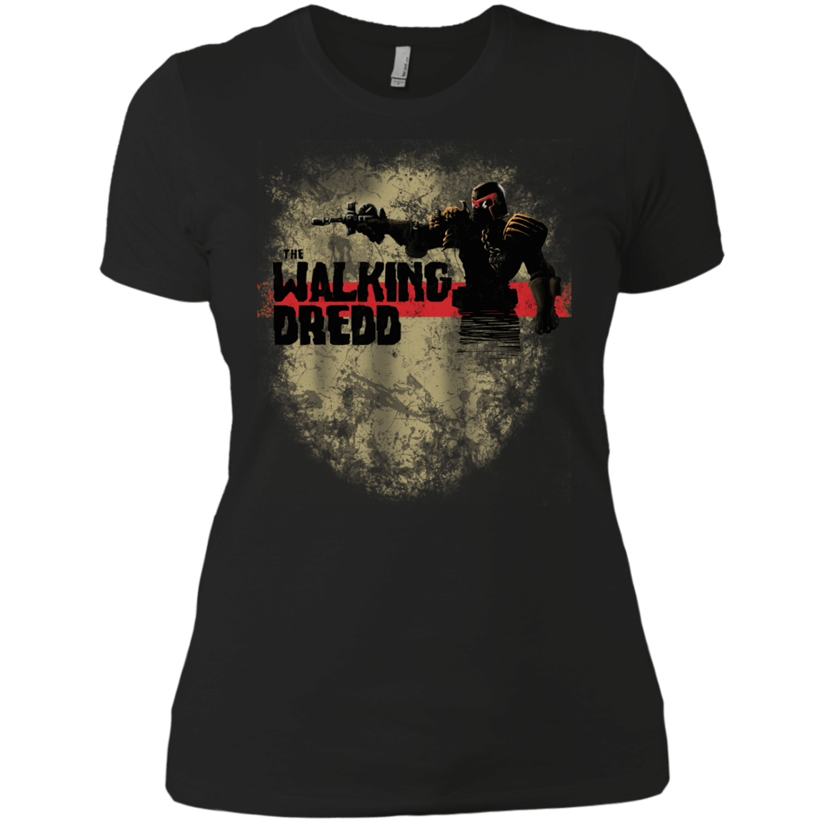 T-Shirts Black / X-Small Walking Dredd Women's Premium T-Shirt