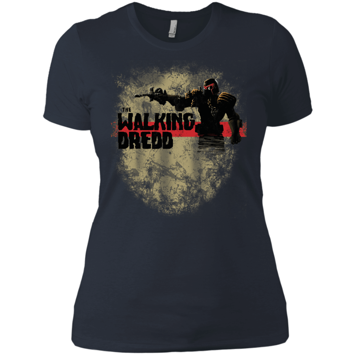 T-Shirts Indigo / X-Small Walking Dredd Women's Premium T-Shirt