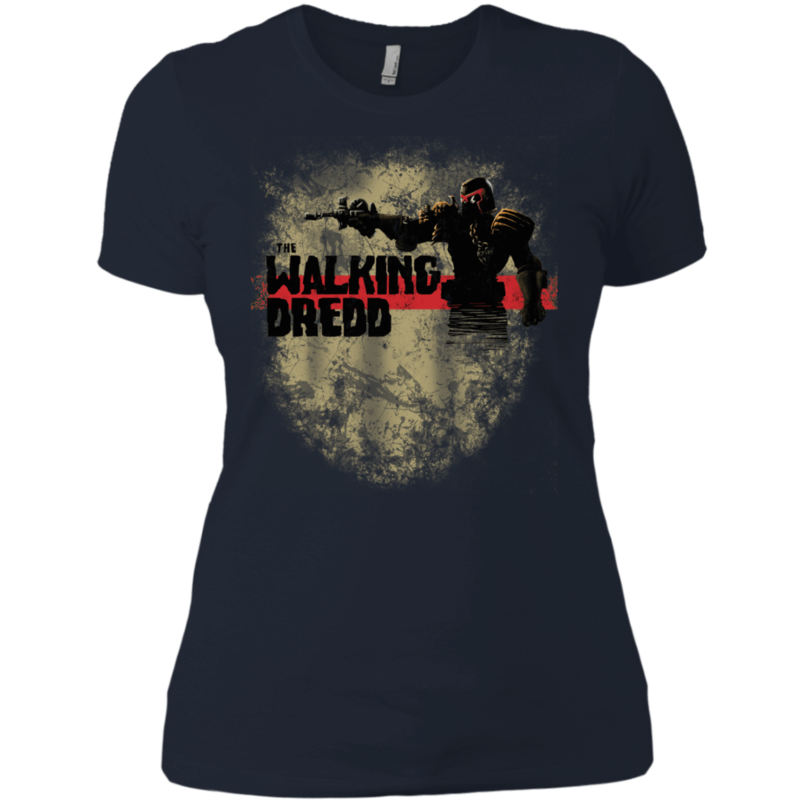 T-Shirts Midnight Navy / X-Small Walking Dredd Women's Premium T-Shirt