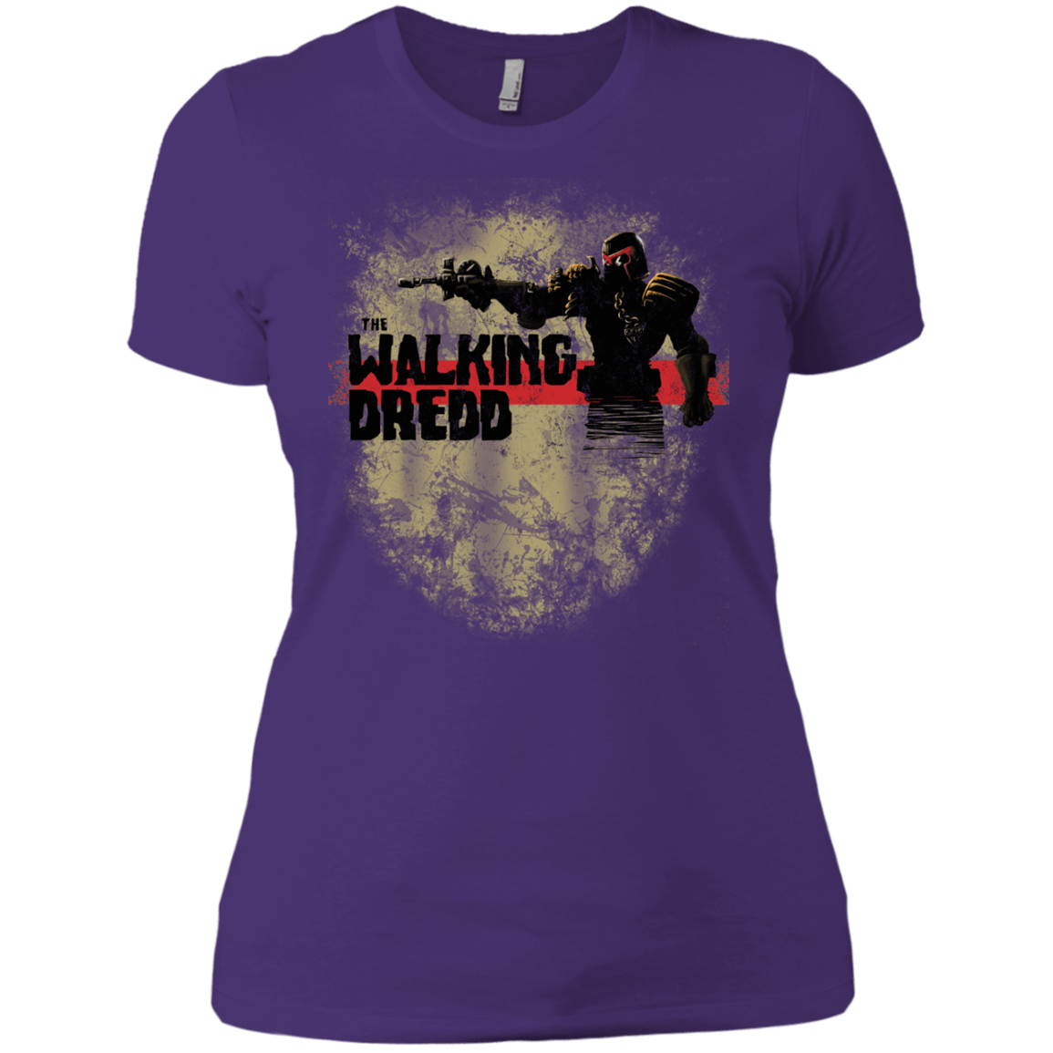 T-Shirts Purple / X-Small Walking Dredd Women's Premium T-Shirt