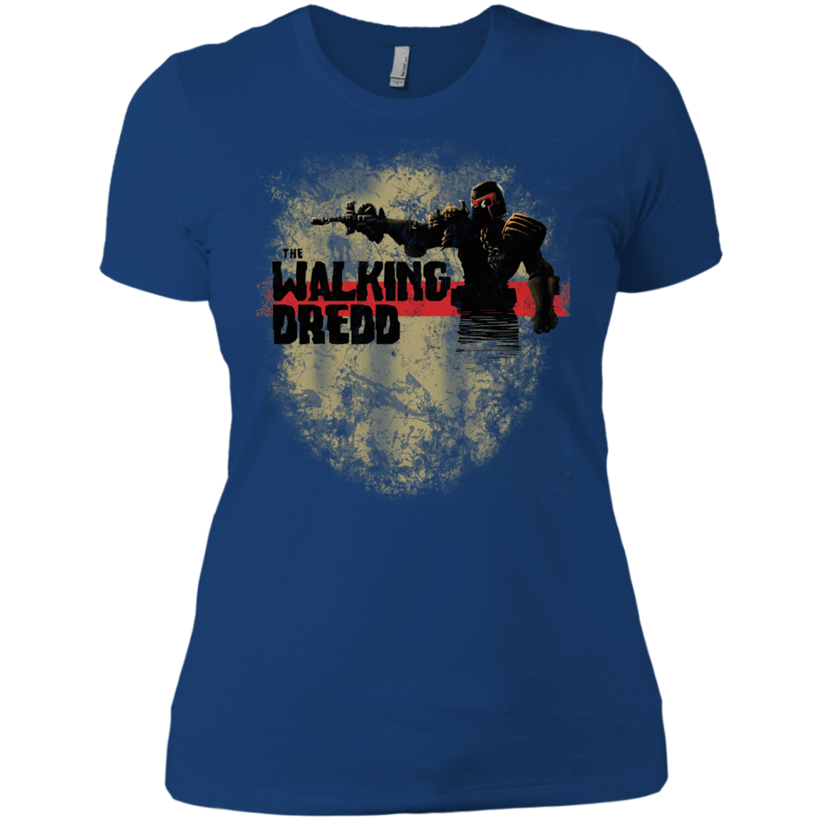 T-Shirts Royal / X-Small Walking Dredd Women's Premium T-Shirt