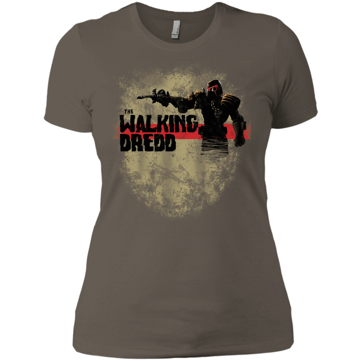 T-Shirts Warm Grey / X-Small Walking Dredd Women's Premium T-Shirt
