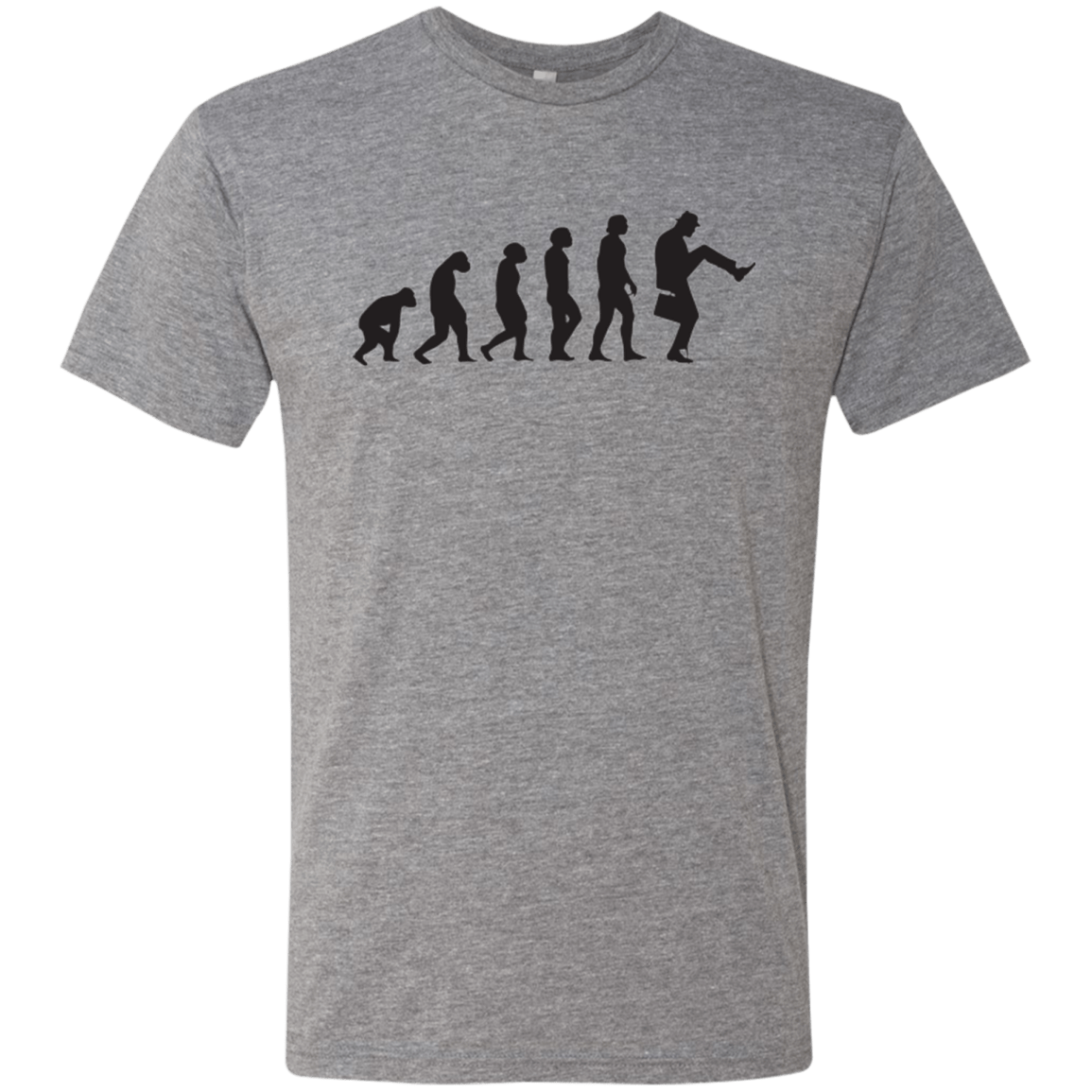 T-Shirts Premium Heather / Small Walking Evolution Men's Triblend T-Shirt